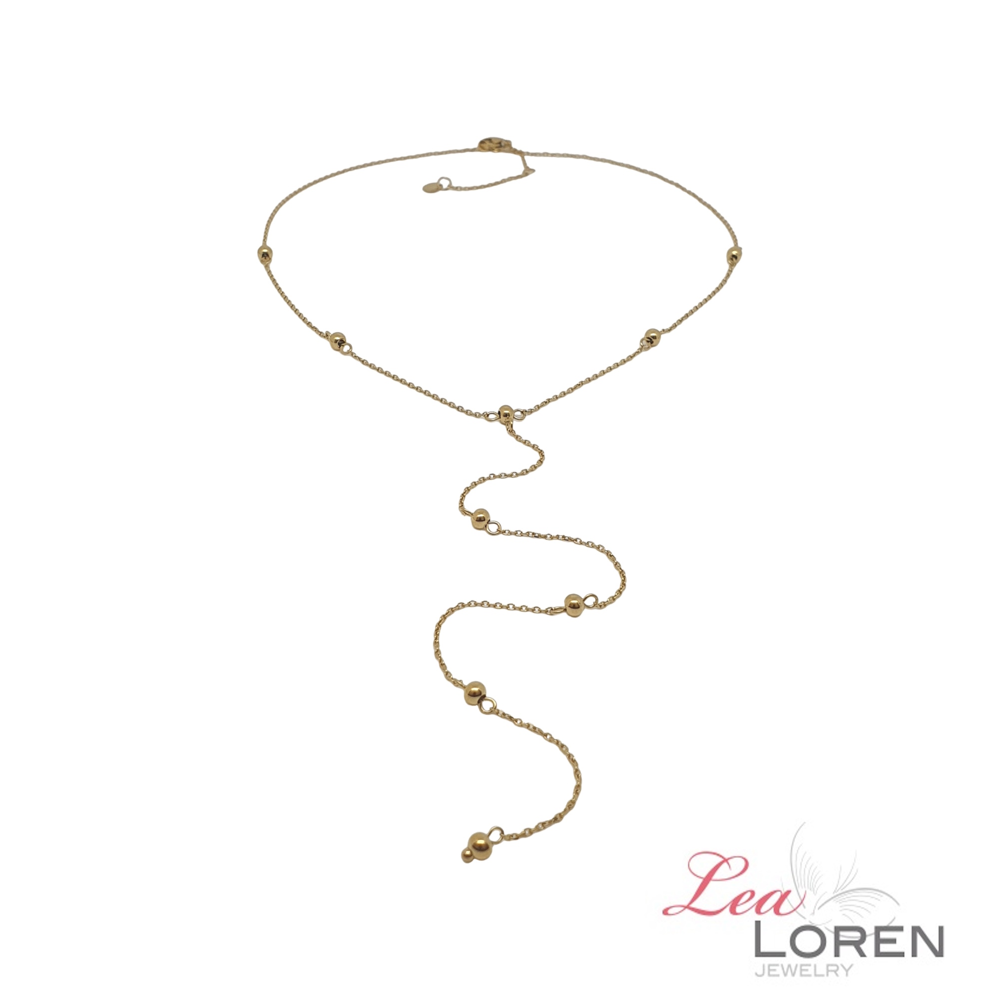 Y-Kette Layla Gold 45cm