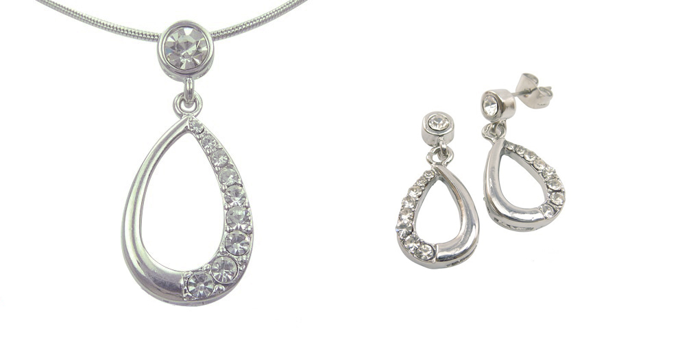 Schmuckset Ova Silber